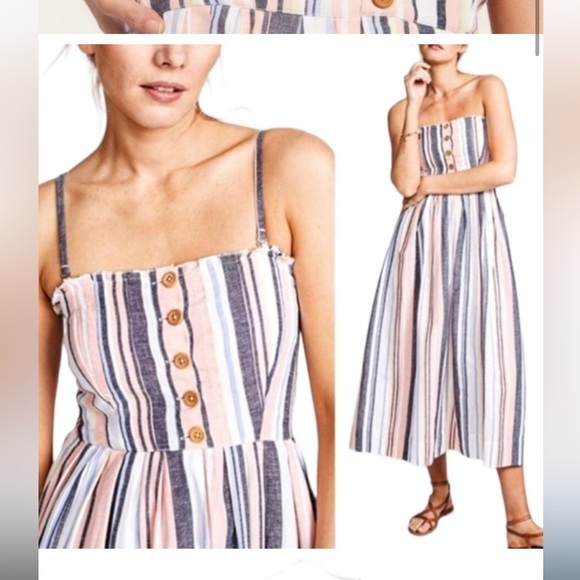 Dresses & Skirts - Anthropologie Free People Lilah Multi Striped Dress, small